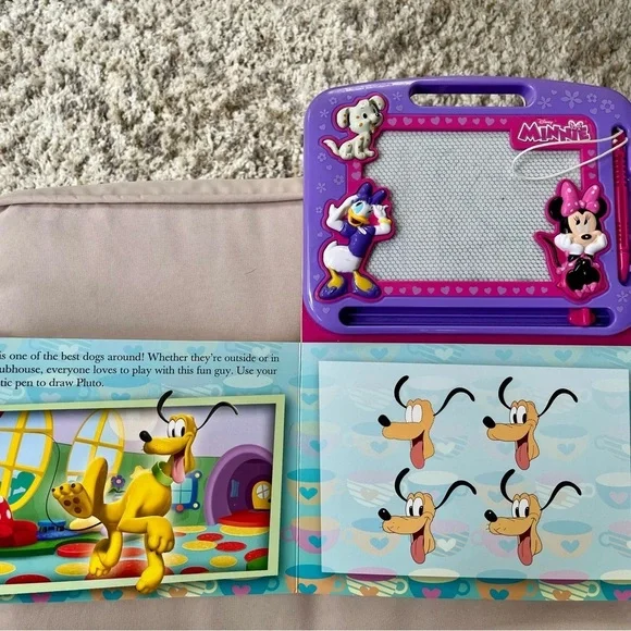 Disney Minnie Mouse Purple Read and Doodle Drawing Board - Picture 6 of 14